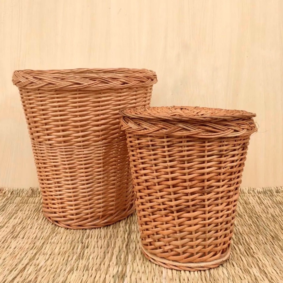 سطل حصیری بزرگ