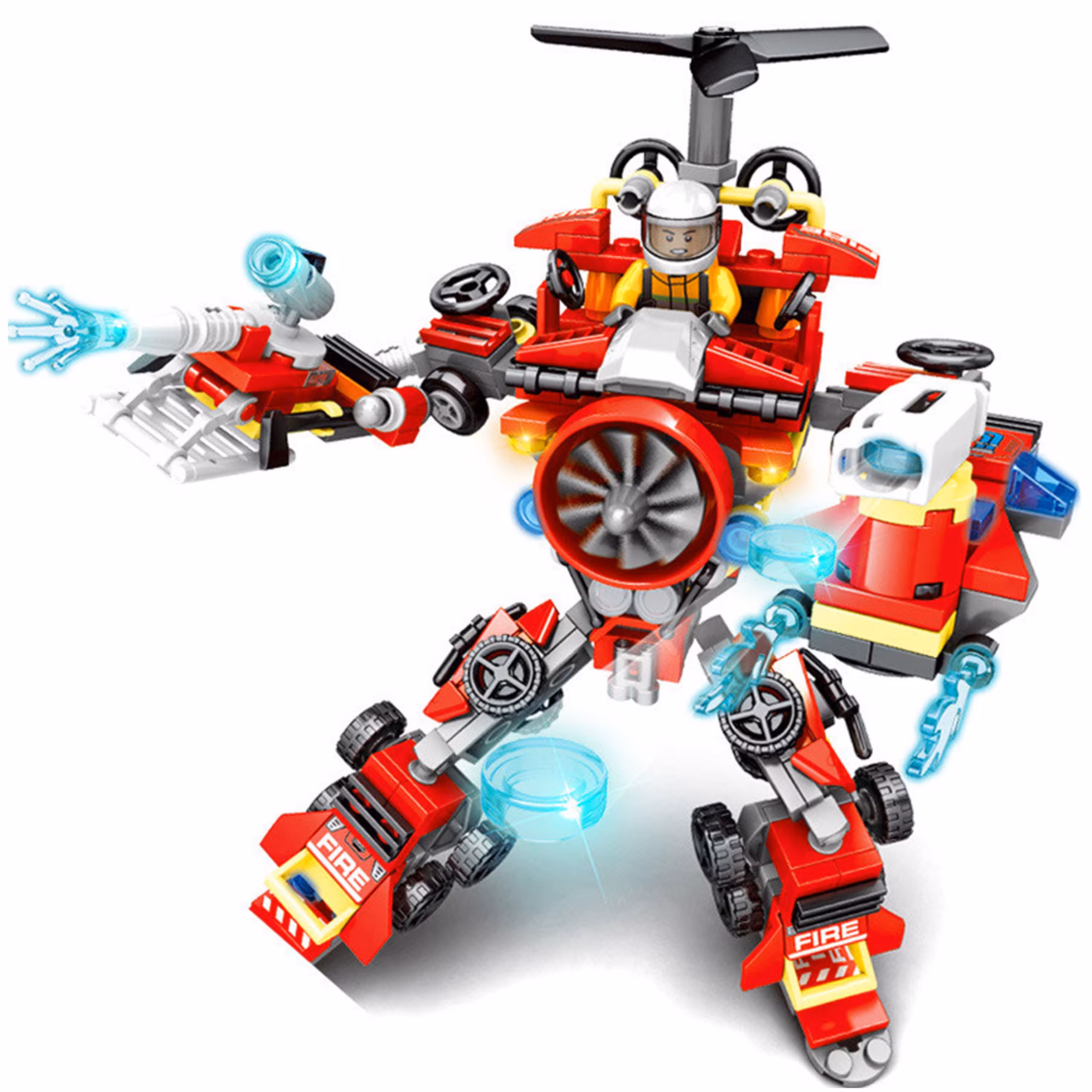 لگو سمبو بلاک آتش نشانی 8 عددی 369 قطعه کد 603062