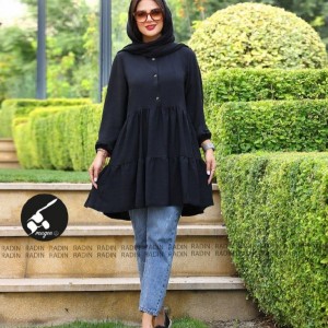 مانتو زنانه ابروبادی مدل طرح عروسکی
