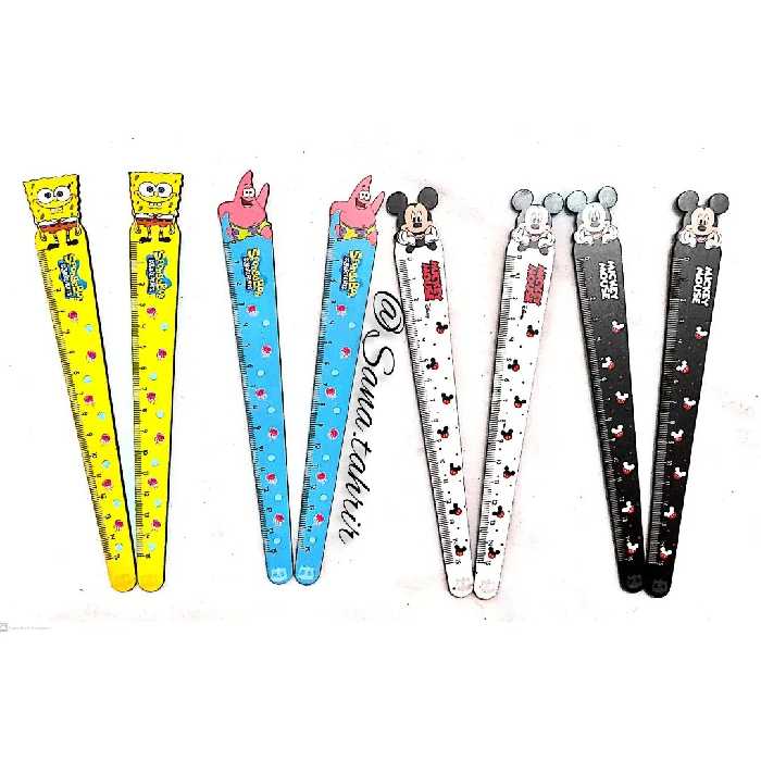 خط کش چوبی فانتزی 