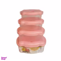 ظرف نگهدارنده غذا مدل Polynik مجموعه 4 عددی