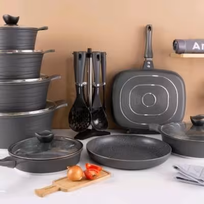 سرویس قابلمه 25پارچه چدن گرانیتی آرتیستون