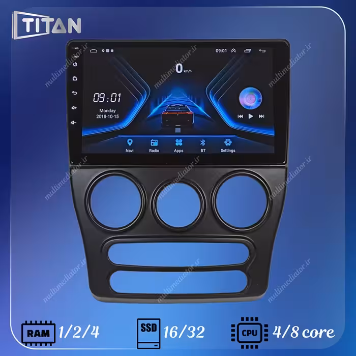 مانیتور اندروید ام وی ام (110s) 2-16 (1393-1397) تیتان با گارانتی یکساله