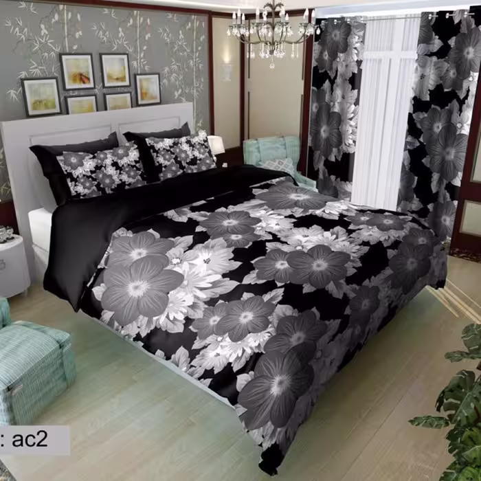 سرویس روتختی 2 نفره تنسل چاپی برندترک لند(Turk Land) ac 2