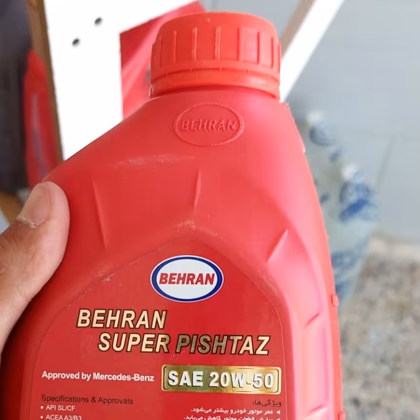 روغن موتور بهران سوپر پیشتاز 20w50 یک لیتری 