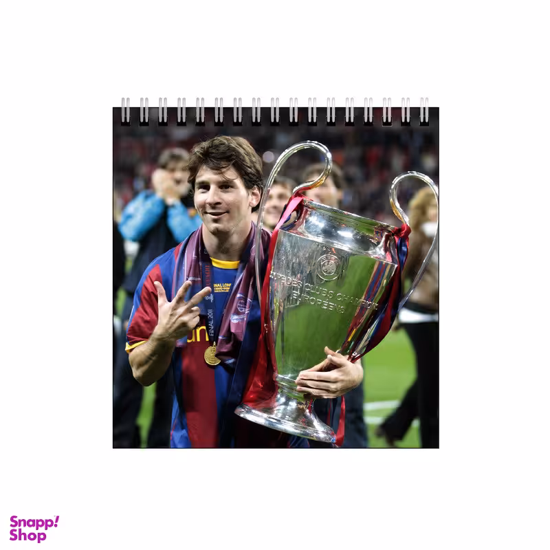 دفتر طراحی ۶۰ برگ طرح لیونل مسی کد 0074131