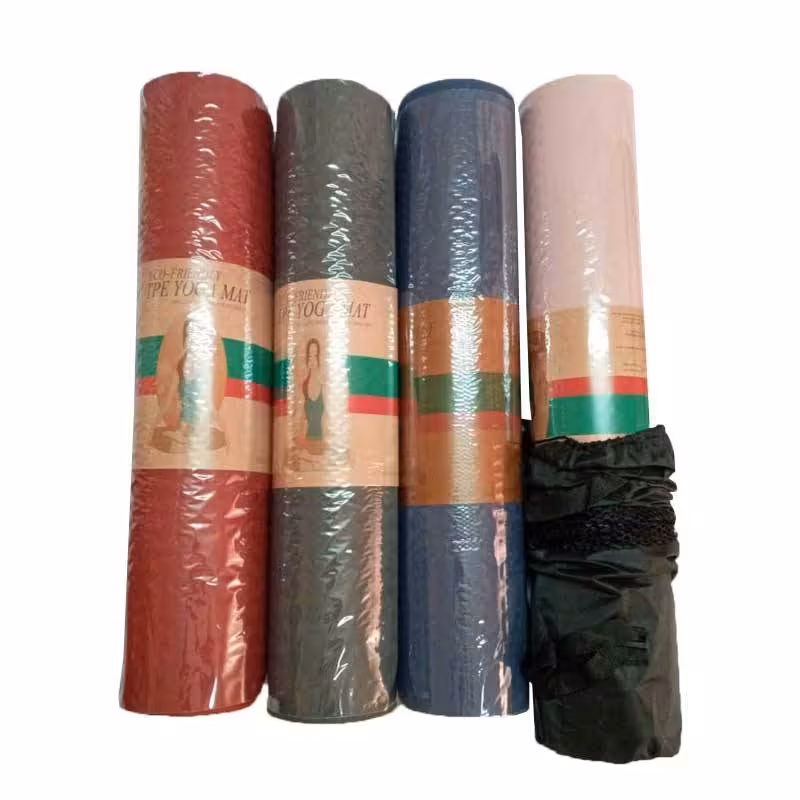 مت یوگا 6 میلیمتری یک رو TPE Eco Friendly Yoga Mat