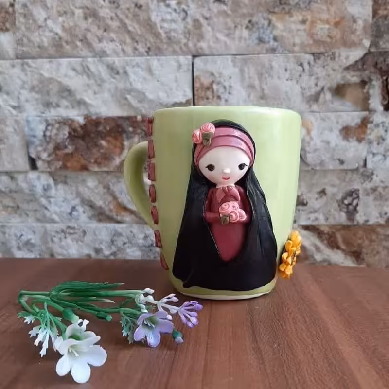 ماگ دختر چادری