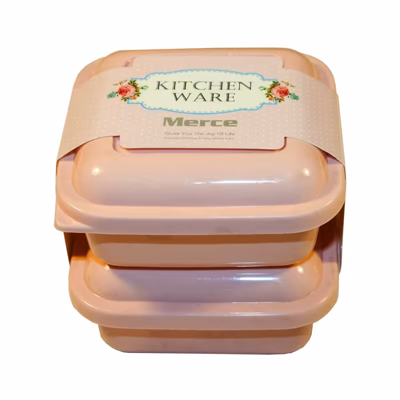 ظرف نگهدارنده مرسه  مجموعه 2 عددی-دارای رنگبندی