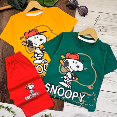تیشرت و شلوارک پسرانه snoopy