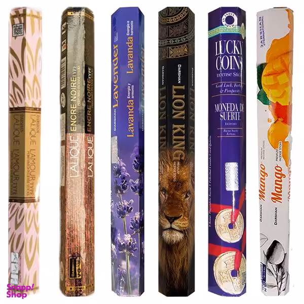 عود دارشان مدل ترکیبی کد Mix637 مجموعه 6 عددی