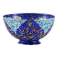 کاسه  مینا کاری
