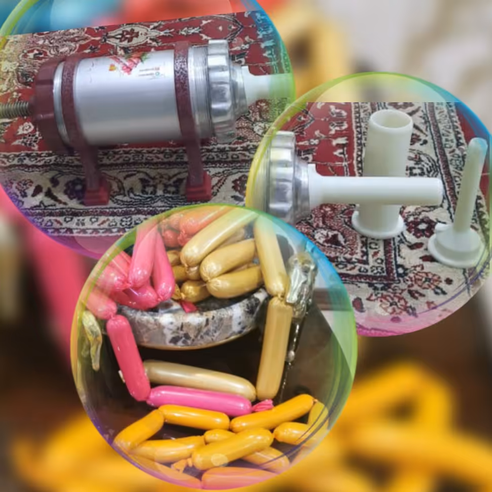 سوسیس پرکن چدنی خانگی