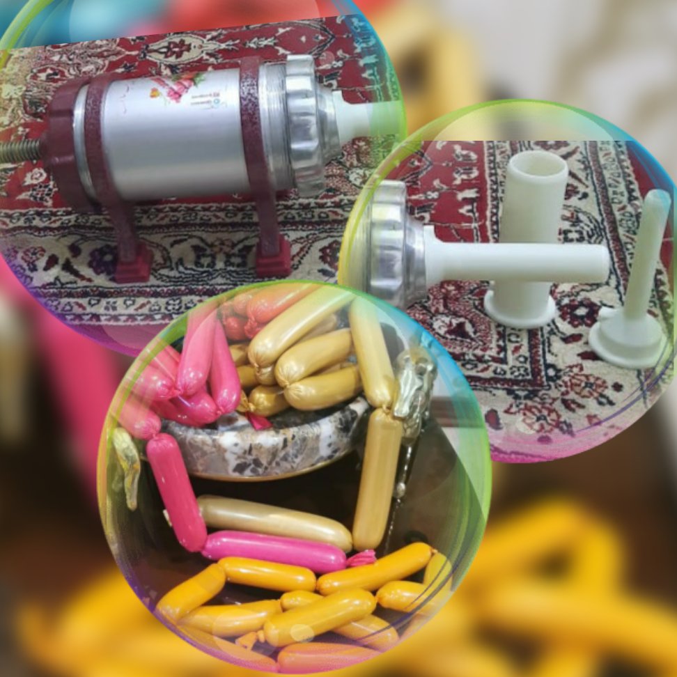 سوسیس پرکن چدنی خانگی