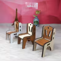 ماکت صندلی متوسط-کد8ماکت صندلی چوبی-ماکت صندلی-ماکت چوبی-ماکت معماری-ماکت گلدونه