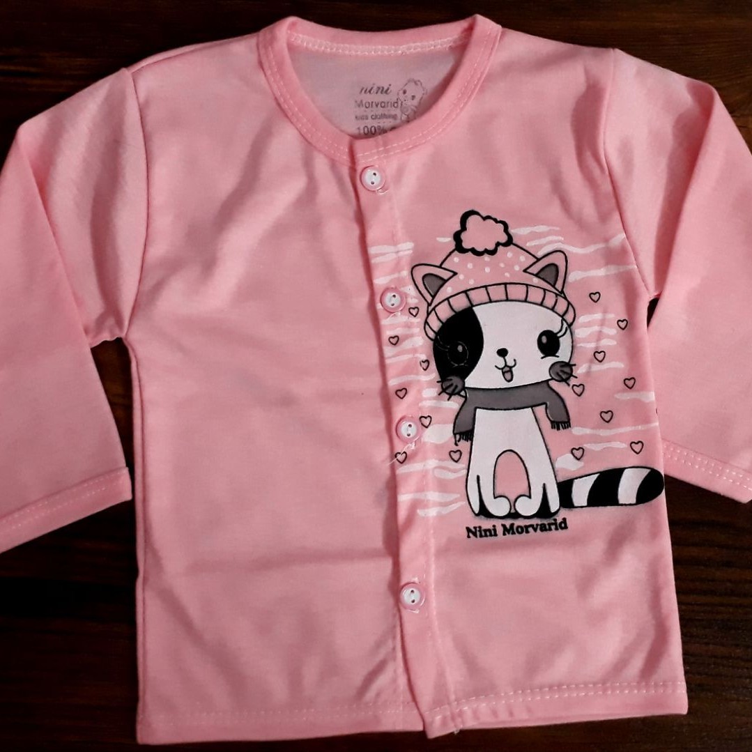 لباس تیکه ای نوزادی  دخترانه سایز 1 تا 3 پنبه اعلا