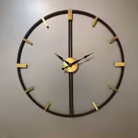 ساعت دیواری  فلزی ساده  مدرن