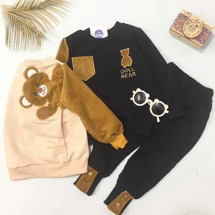 ست بیرونی بلوز و شلوار تدی- پوشاک بنیا 