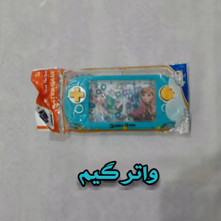 واتر گیم دو دکمه ای تبلت طرح شخصیت کارتونی اسباب بازی دخترانه ( آتاری آبی ) (رنگ سبز آبی )