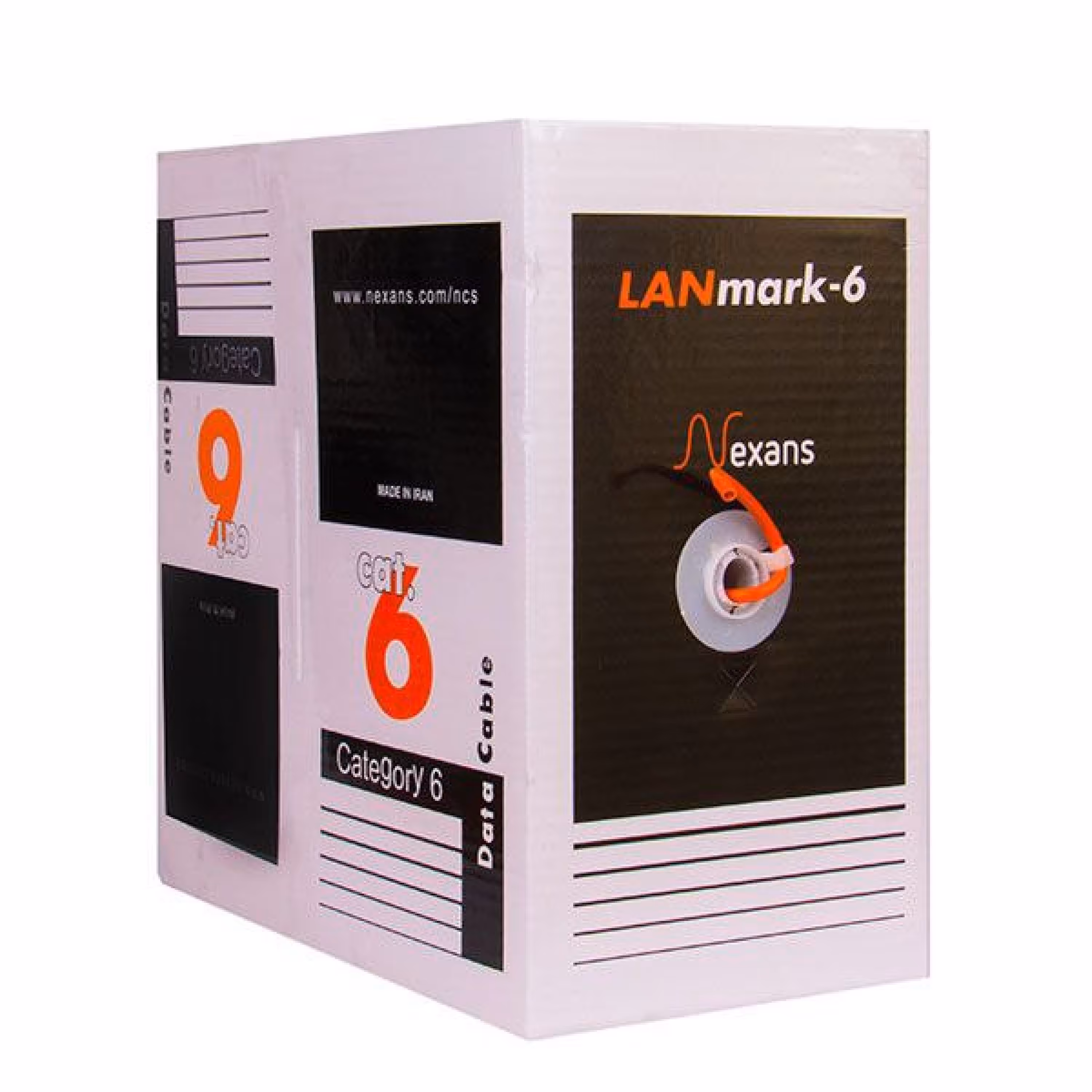 کابل شبکه نگزنس cat6utp جنس مغزی تمام مس تست چنل ( فلوک ) 