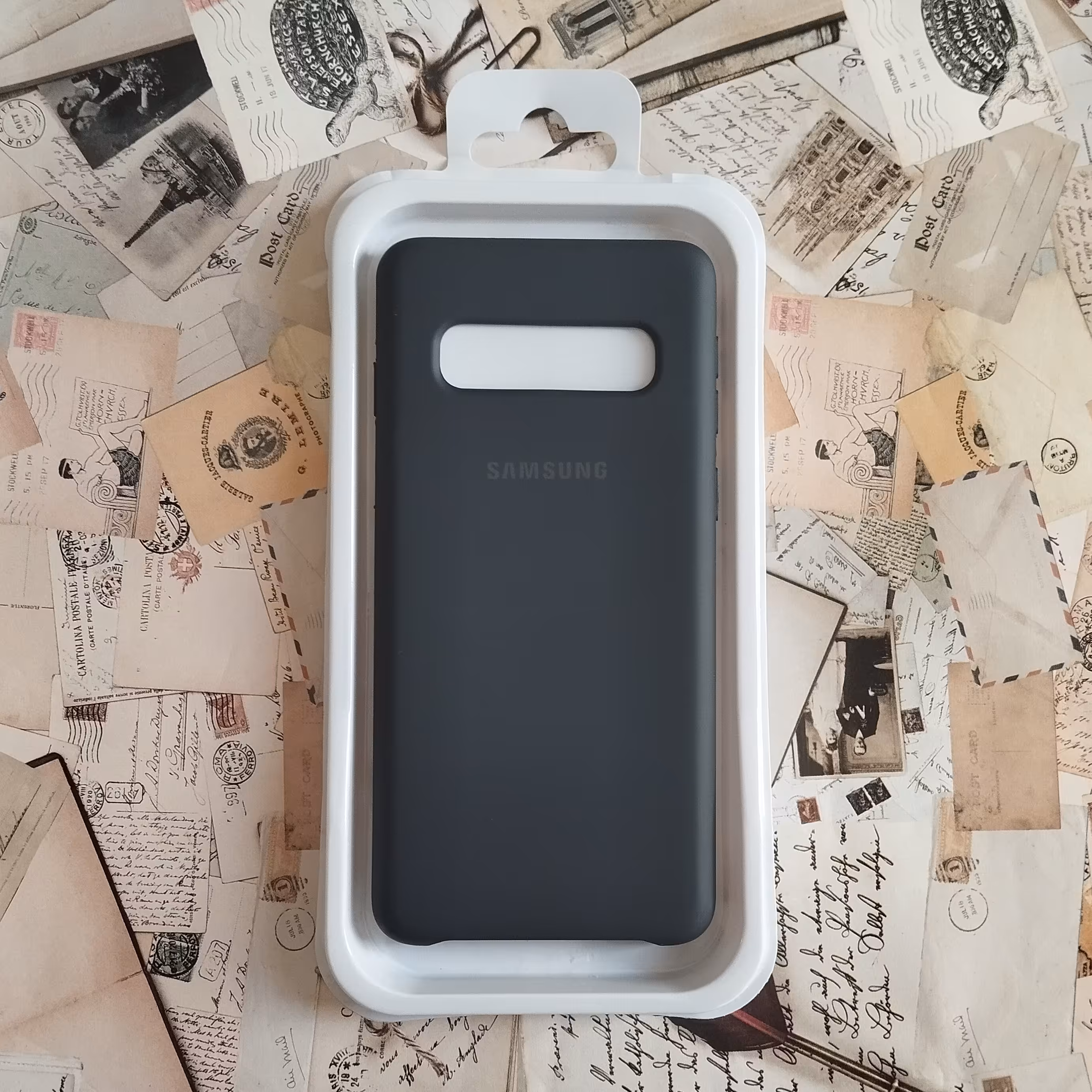 گارد - کاور - قاب سیلیکونی ژله ای رنگ سرمه ای مناسب برای سامسونگ Galaxy S10