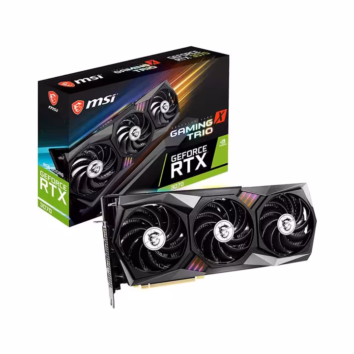 کارت گرافیک ام اس آی GeForce RTX 3070 GAMING X TRIO 8G