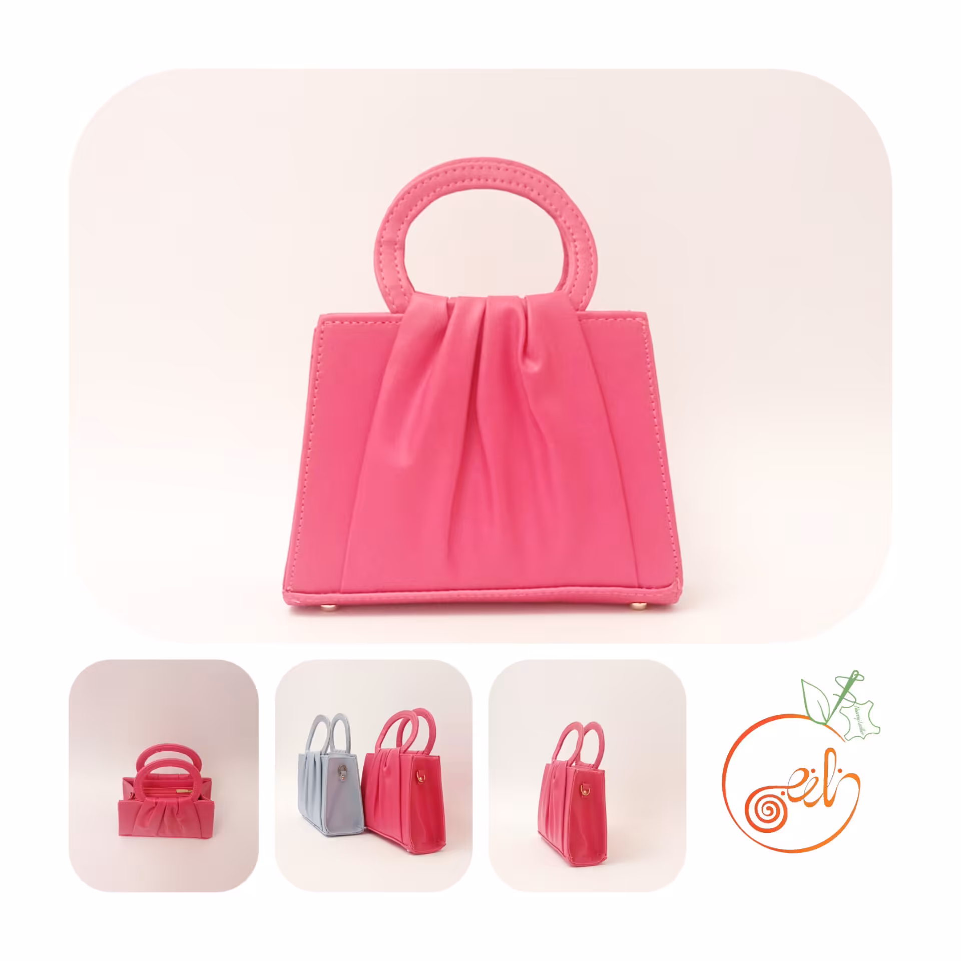 کیف فانتزی پلیسه ای دخترانه درجه یک بند بلند قابل تنظیم نحوه بسته شدن زیپ