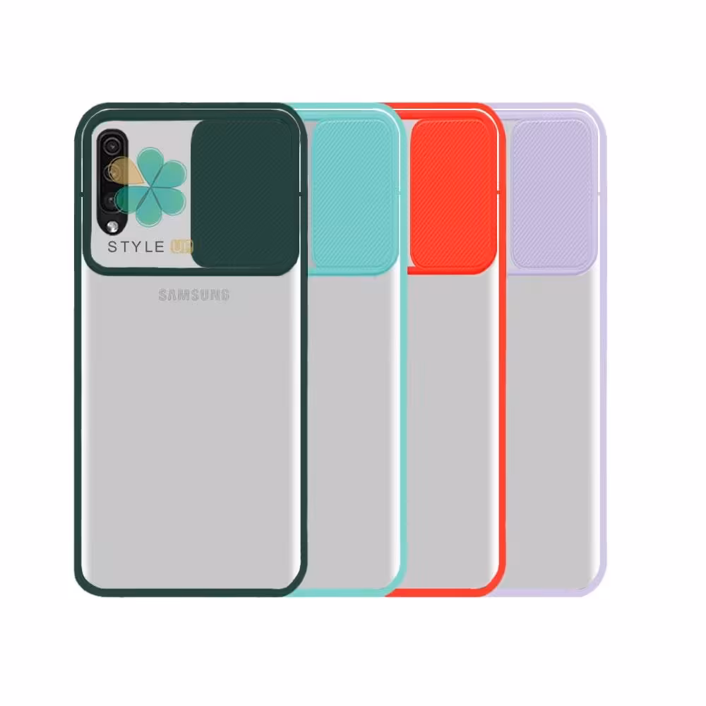 قاب گوشی سامسونگ Galaxy A50 مدل پشت مات کم شیلد رنگی