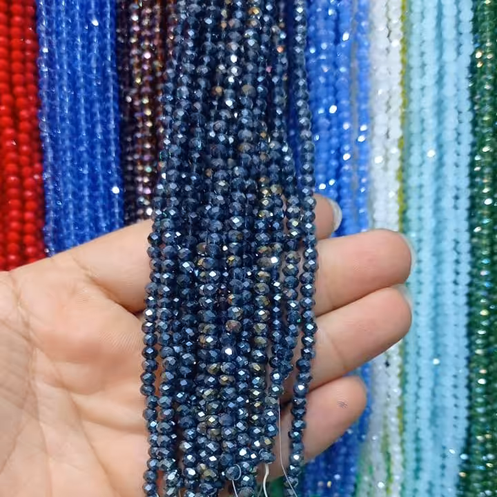 کریستال سایز4هفترنگ دودی سورمه ای