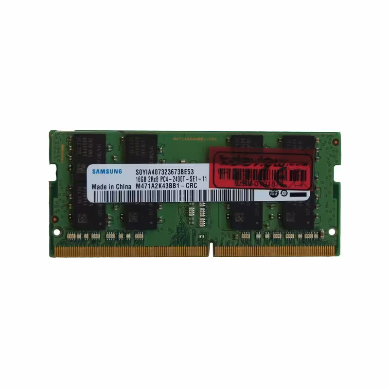 رم لپ تاپ DDR4 تک کاناله 2400 مگاهرتز CL17 سامسونگ مدل PC4-19200 ظرفیت 16 گیگابا