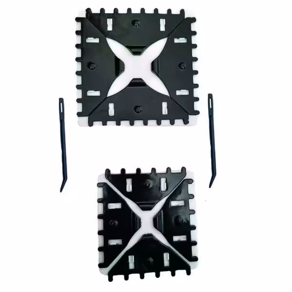 کیت بافتنی به همراه 2 سوزن پلاستیکی سر کج مخصوص و 1 سی دی آموزشی مجموعه 4 عددی