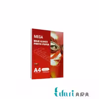 کاغذ های گلاسه مگا سایز A4 وزن 160 گرم 100 برگ