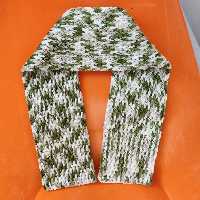 شال گردن بافتنی  دورو 