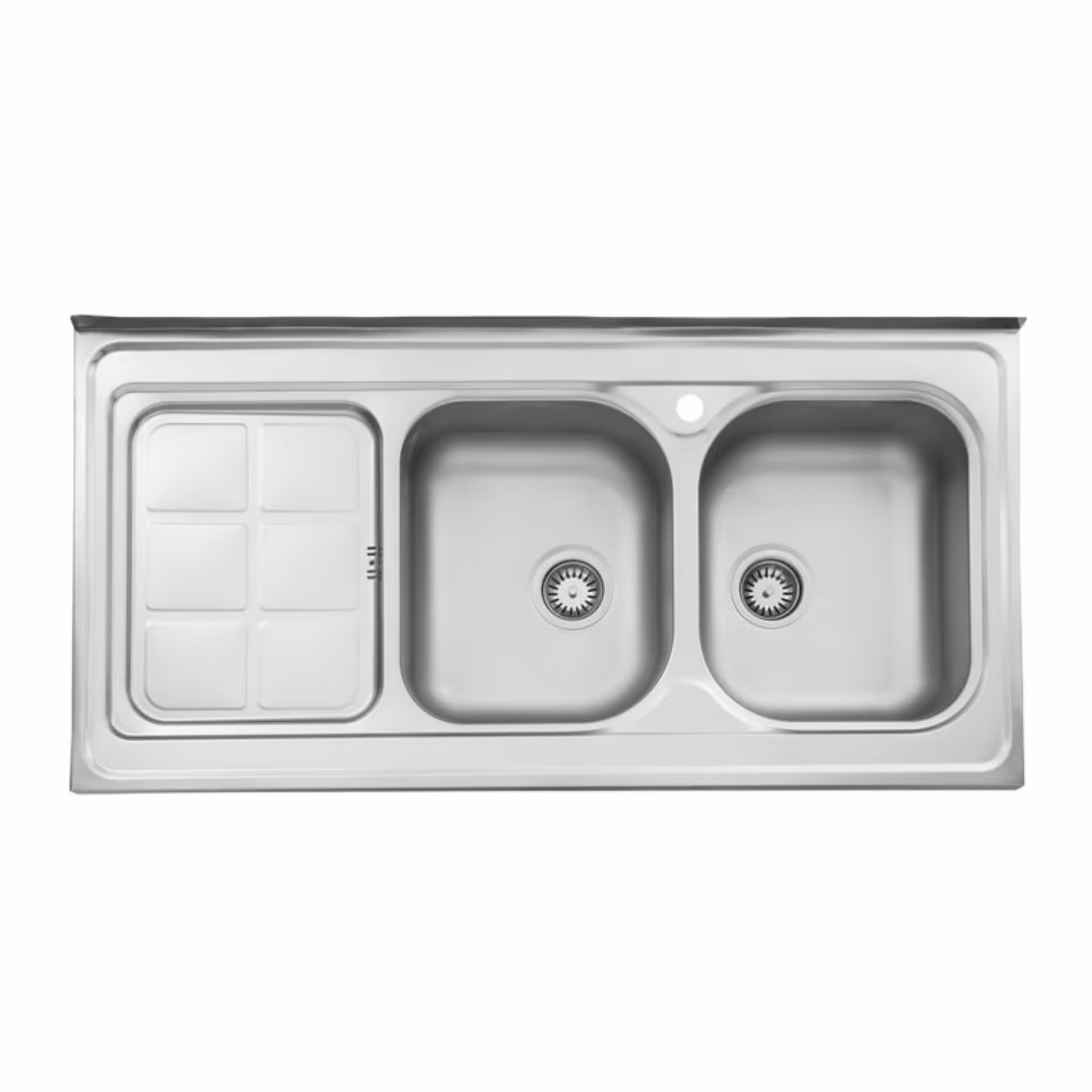 سینک ظرفشویی استیل البرز  نیمه  فانتزی مدل 300 روکار