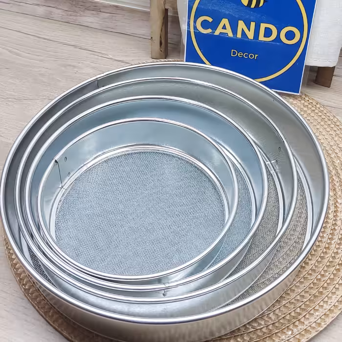 الک استیل توری آلومینیوم 4 تایی کندو دکور