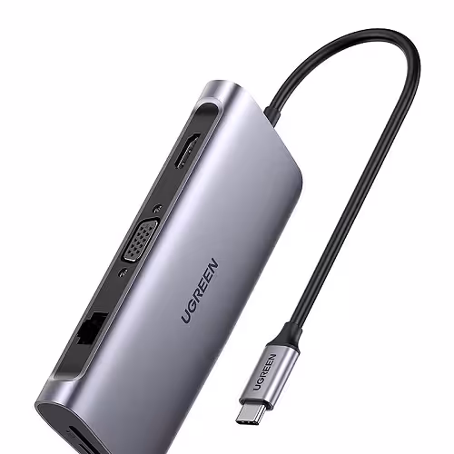 هاب 9 پورت USB-C یوگرین مدل UGREEN CM179/40873