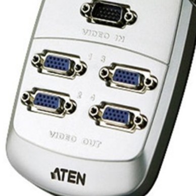 ویدیو اسپلیتر 4پورت دیواری VGA (250MHZ) مدل VS84