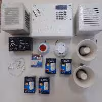 پکیج کامل دزدگیر اماکن برند سایلکس . چشمی کلاسیک .پیزوالکتریک  .بلندگو .کاور بلندگو فلزی . باطری 7.5 آمپر  .سنسور دود.