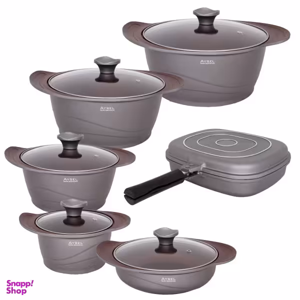 سرویس قابلمه 12 پارچه آیسل مدل Wave