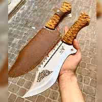 شکاری طرح گرگ استاد صفری 40سانتی فولادی و تیز