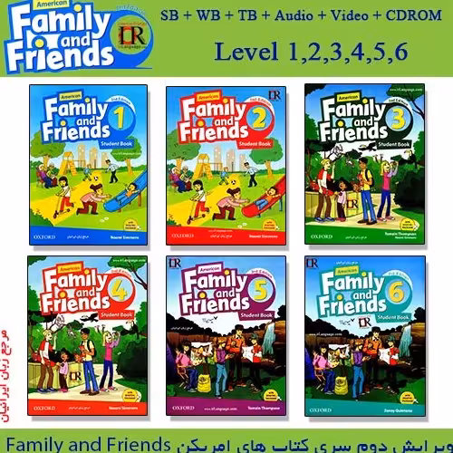 کتاب زبان انگلیسی Family and friends