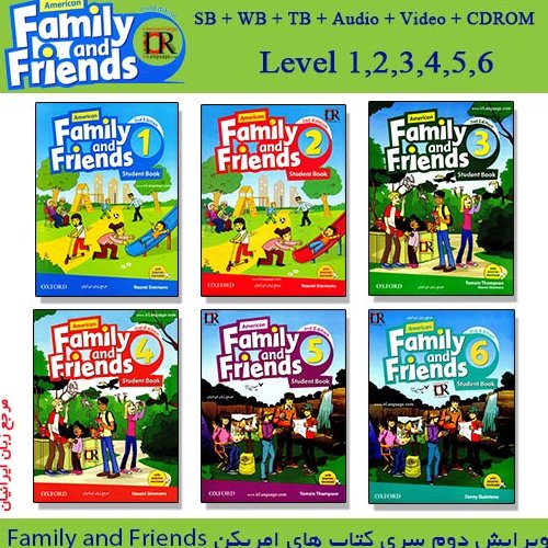 کتاب زبان انگلیسی Family and friends