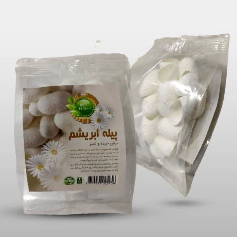 پیله ابریشم  طبیعی درجه یک  25 عددی  