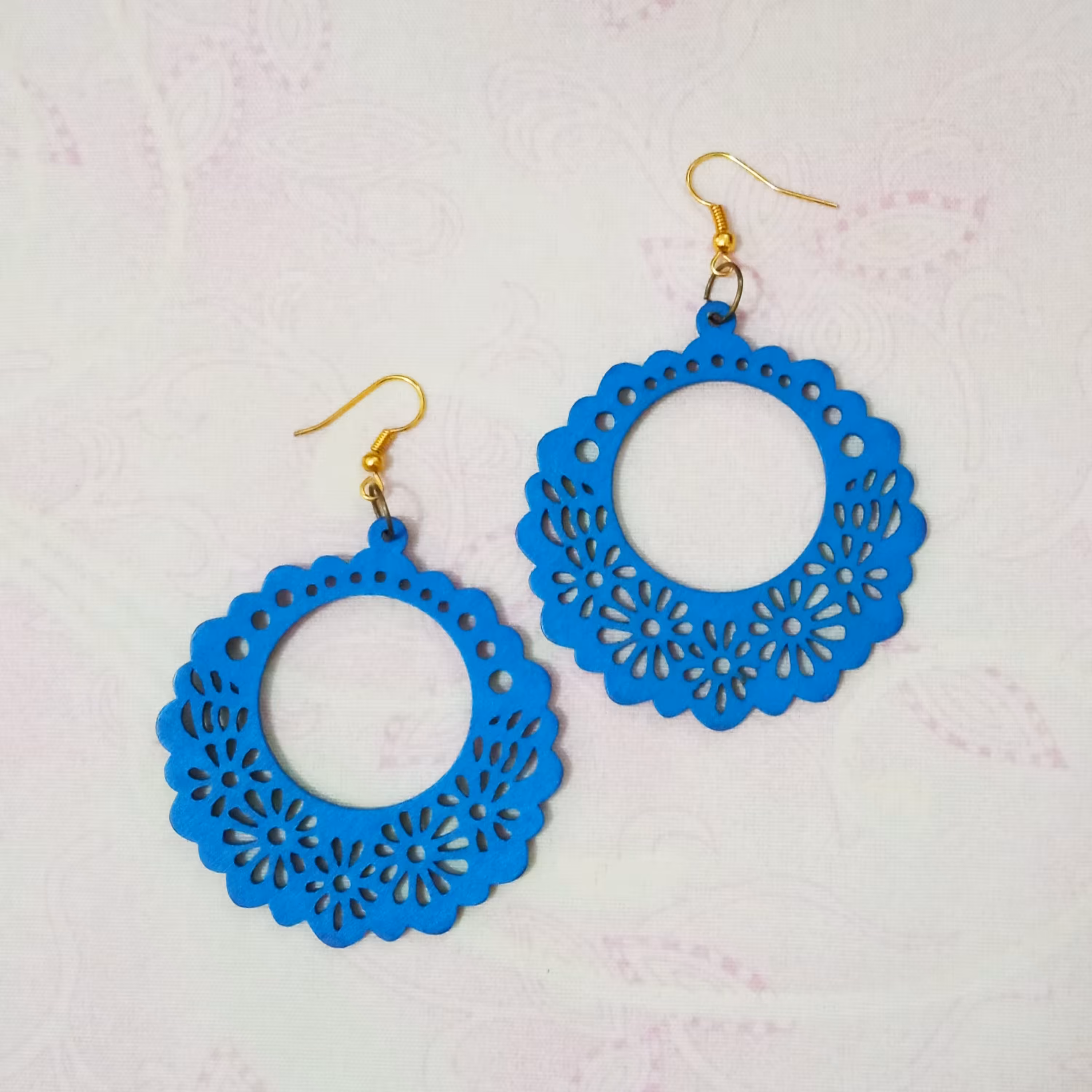 بدلیجات،گوشوار چوبی،کد 1