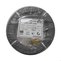 سیم افشان 1 در 1.5 زیتون رنگ مشکی