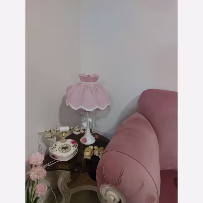 آباژوررومیزی صورتی