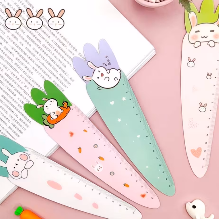 خط کش فانتزی طرح خرگوش و هویج