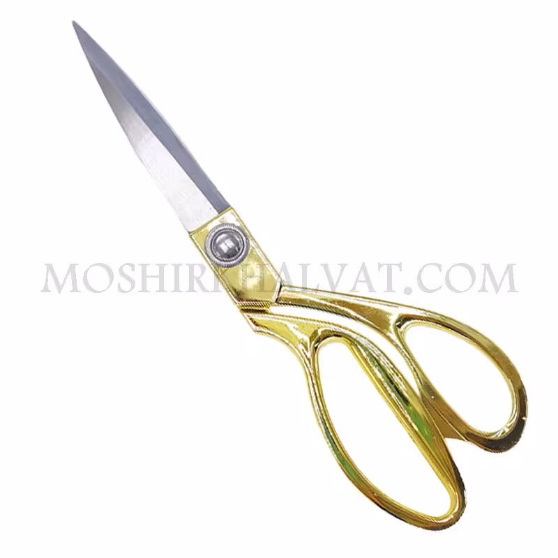 قیچی خیاطی دسته طلایی