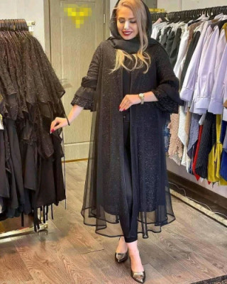 مانتو مجلسی جلوباز لمه