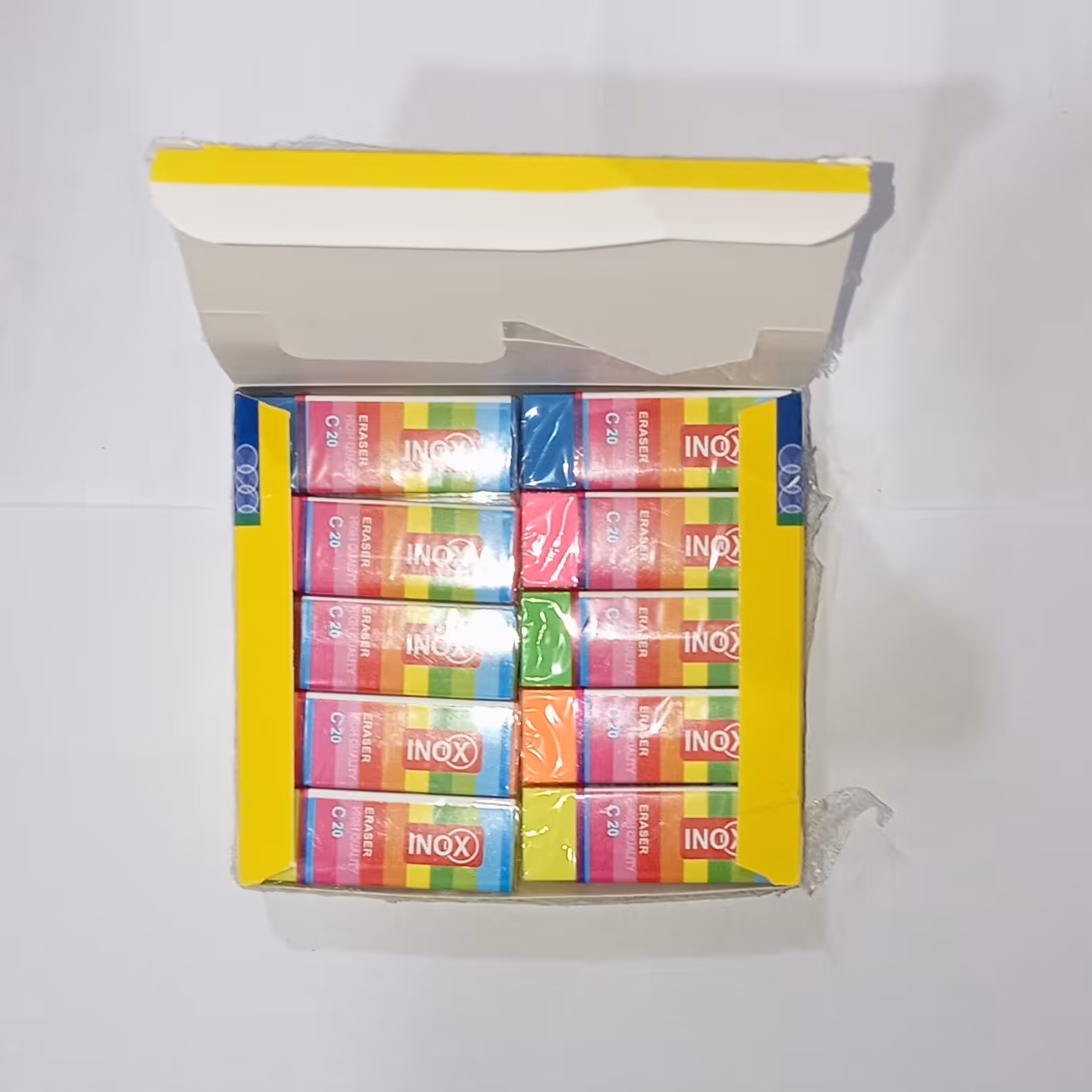 پاک کن بزرگ اینوکس بسته 20 عددی